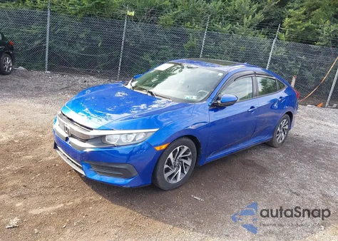 2017 Honda Civic Ex из США, поврежденный, VIN 19XFC2F75HE200747